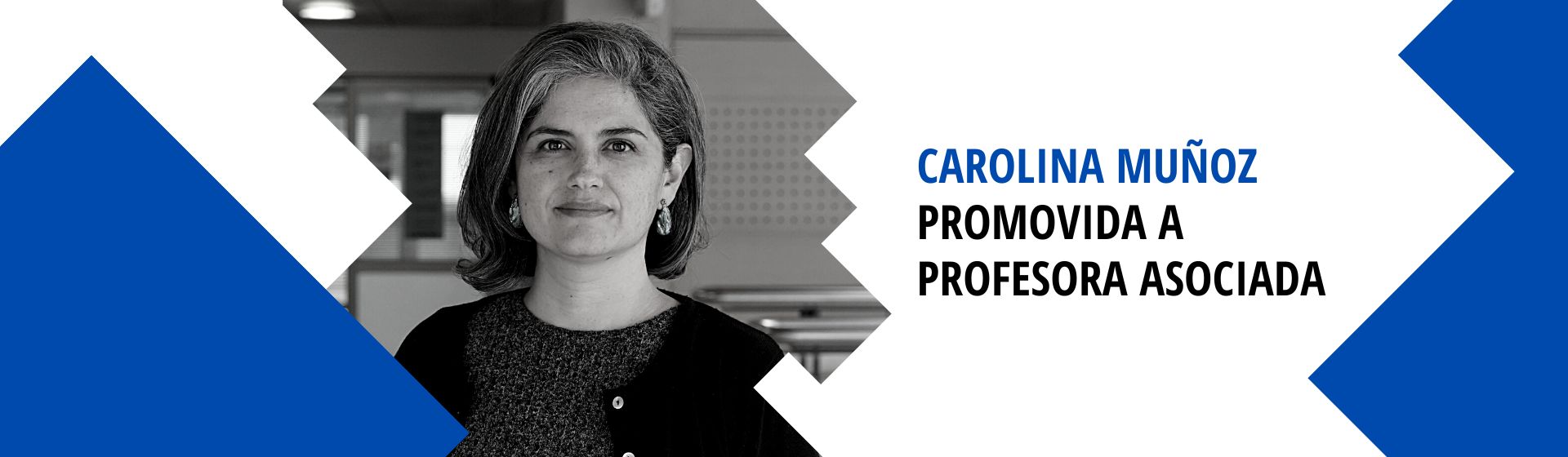 carolina muñoz camargo, promovida a profesora asociada